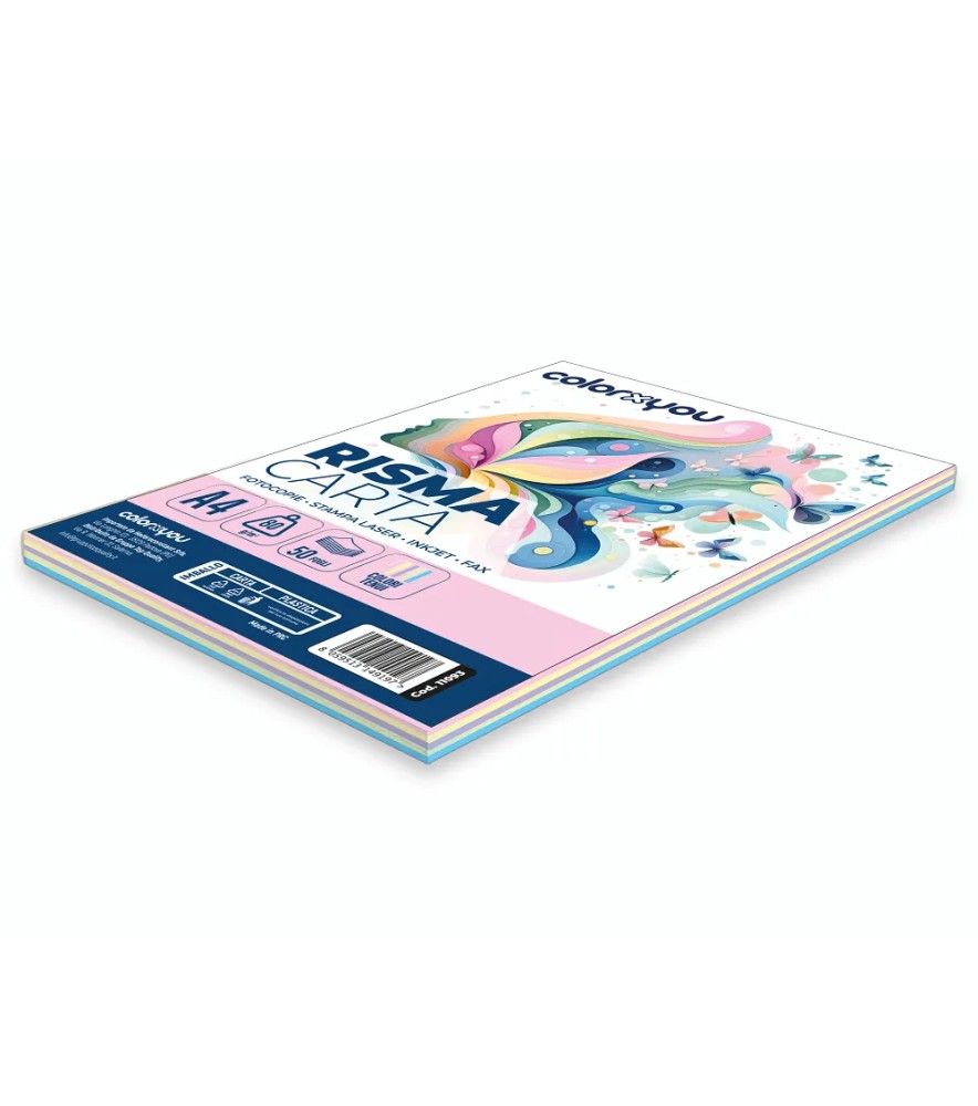 Carta Colorata 21x29,7mm 80gr