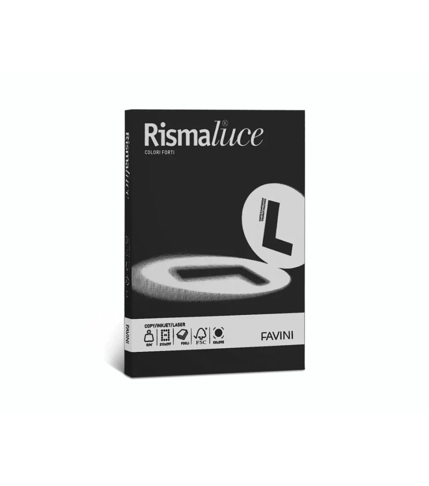 Carta Fotocopie Colorata Rismaluce A4 200gr