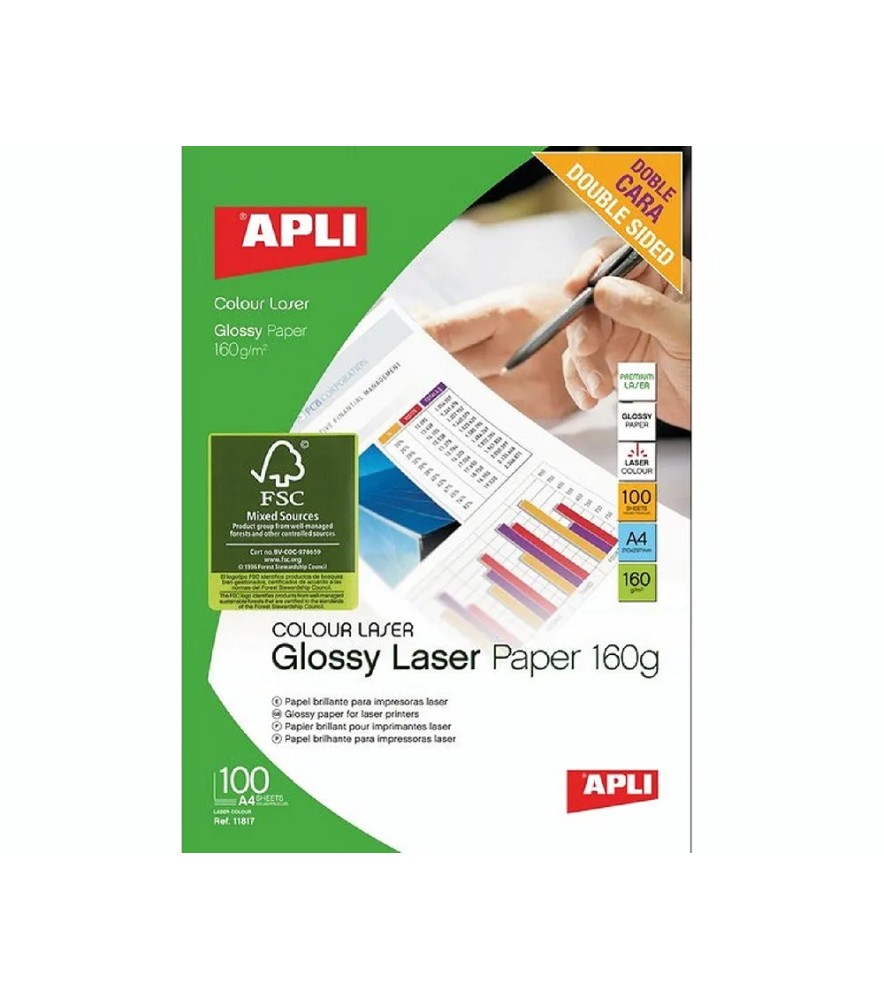 Carta Laser Fotografica Glossy A4 160gr
