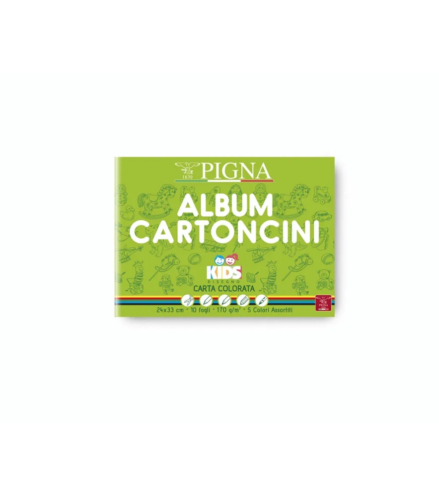 Album da Disegno Pigna Color 5 Colori Assortiti