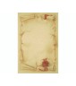 Carta Pergamena Diplomi Decorati Avorio
