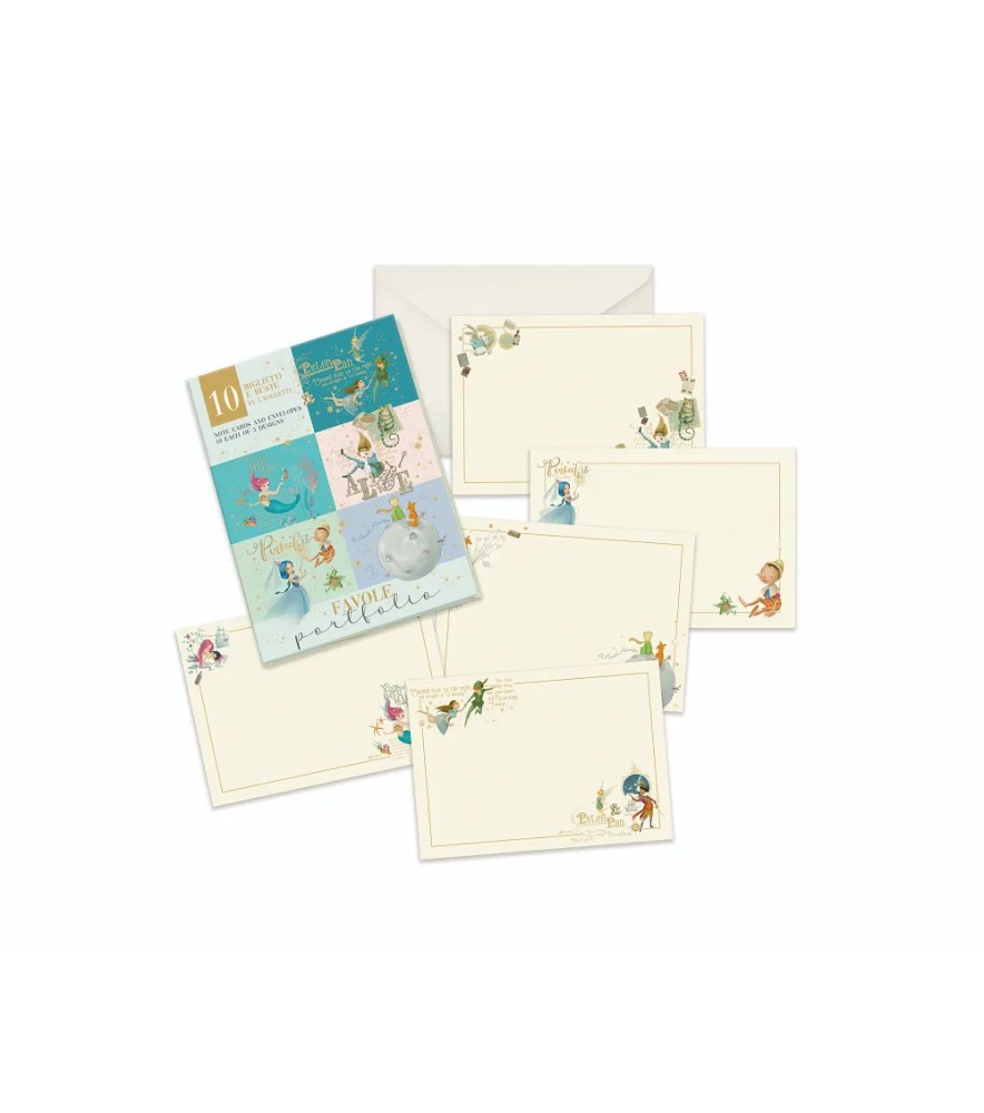 Taschetta da Lettera 10 Buste e 10 Cartoncini Medio