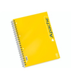 Blocco Apache C/fori 280 pagine 70gr Spirale 140 fogli