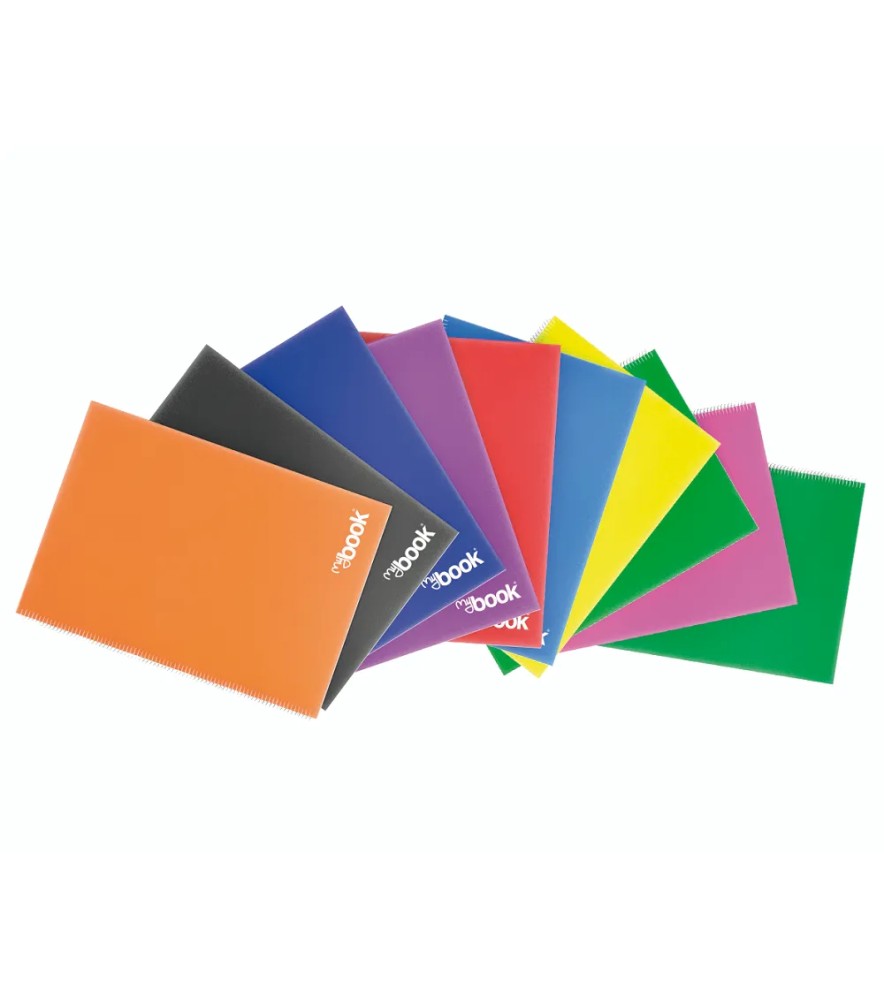 Quaderno Spirale Cop Polipropilene 80gr Spiralato senza Fori