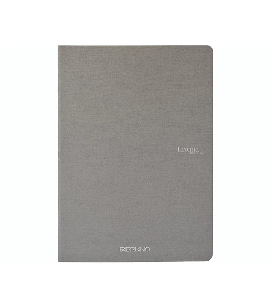 Maxi Quaderno Ecoqua Antracite 80 pagine 90gr Punto Metallico 40f