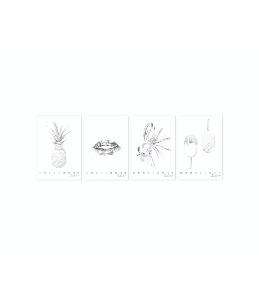 Maxi Quaderno Monocromo Silver 72 pagine 100gr