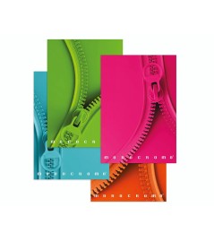Maxi Quaderno Monocromo Zip 72 pagine 100gr Punto Metallico
