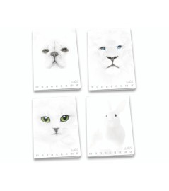 Maxi Quaderno Monocromo White 36 pagine 100gr Punto Metallico