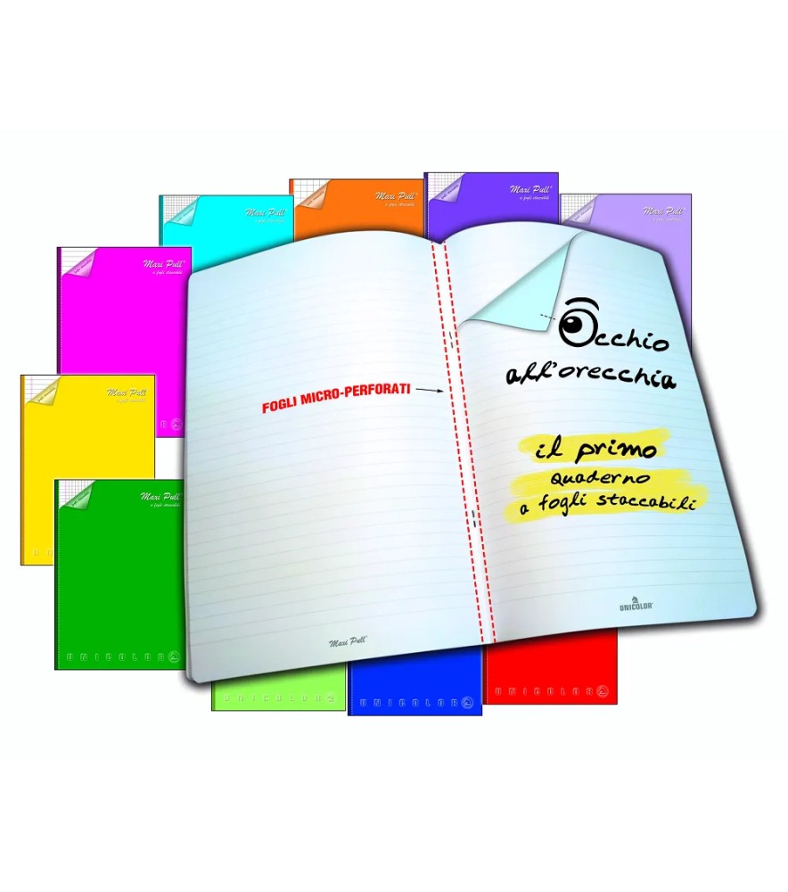 Maxi Pull 80 pagine 80gr Punto Metallico Bianca