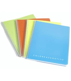 Maxi Spirale con Fori Ppl 160 pagine 75gr Spir. Plastica