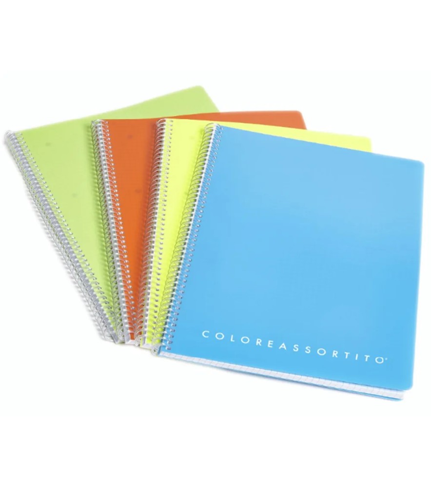 Maxi Spirale con Fori Ppl 160 pagine 75gr Spir. Plastica