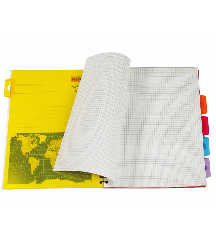 Quaderno con Separatore 250 pagine 60gr Spiralato Bianca 125 fogli