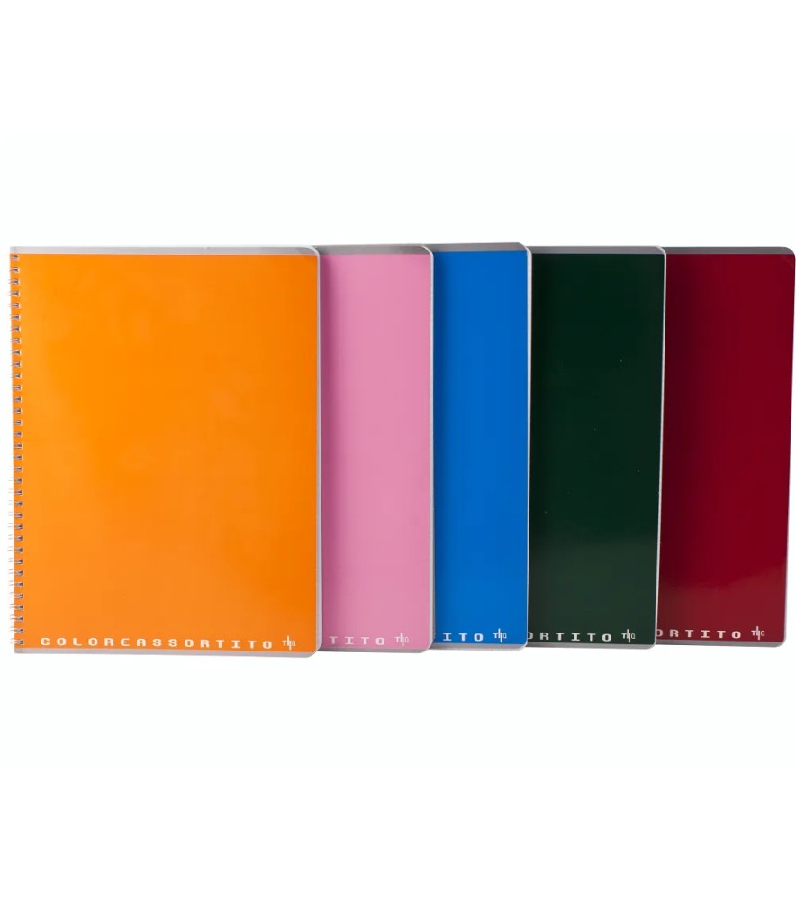 Maxi Spiralato a 4 Fori 120 pagine 90gr Bianca