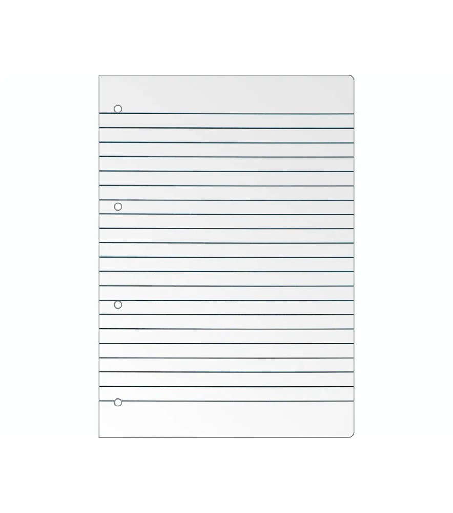 Ricambi Quaderno 150x210mm Bianco 40 fogli 80gr