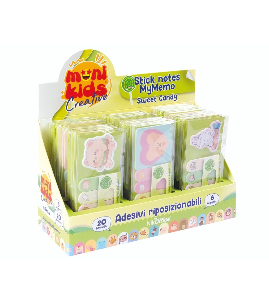 Foglietti Adesivi Mymemo Sweet Candy