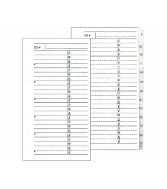 Ricambio Organizer Rubrica...