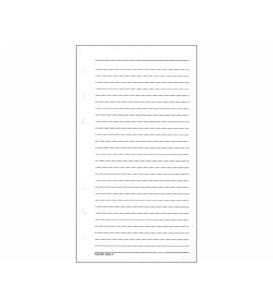 Ricambio Organizer Fogli a Righe