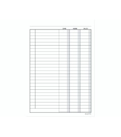Registro Mastro Saldoconti 170x120mm