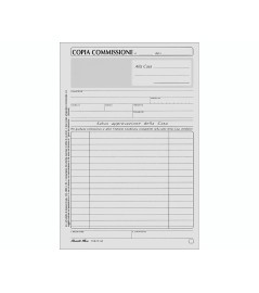 Blocco Copia Commissioni 215 x 297mm
