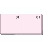 Blocchetti Numerati 1-100 60 x 130mm 5 Colori Assortiti