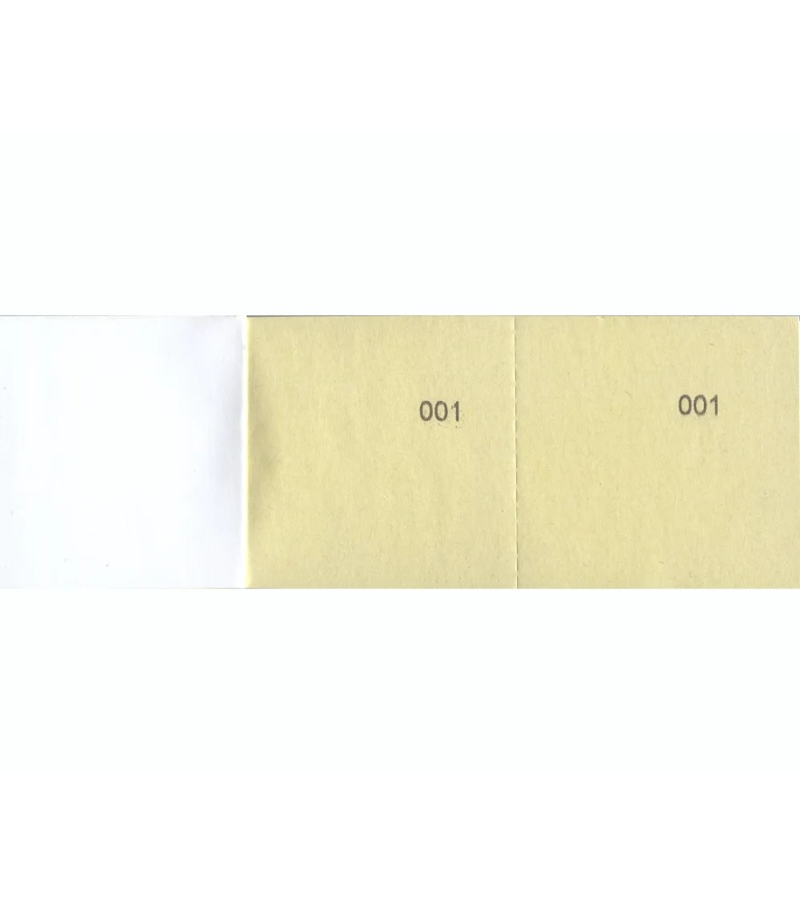Blocco Numerato 1/100 130 x 60mm