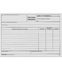 Blocco Nota di Consegna per...
