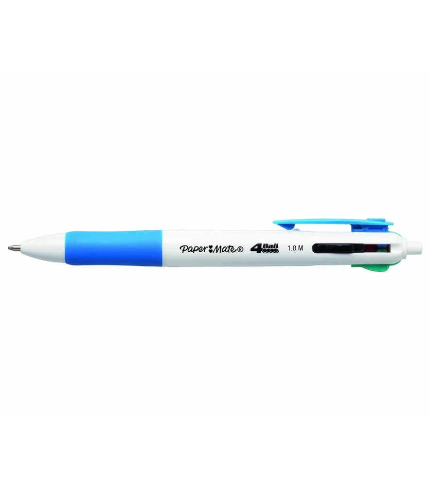 Penna a Sfera a Scatto 4 Colori Inkjoy Quatro Permanente