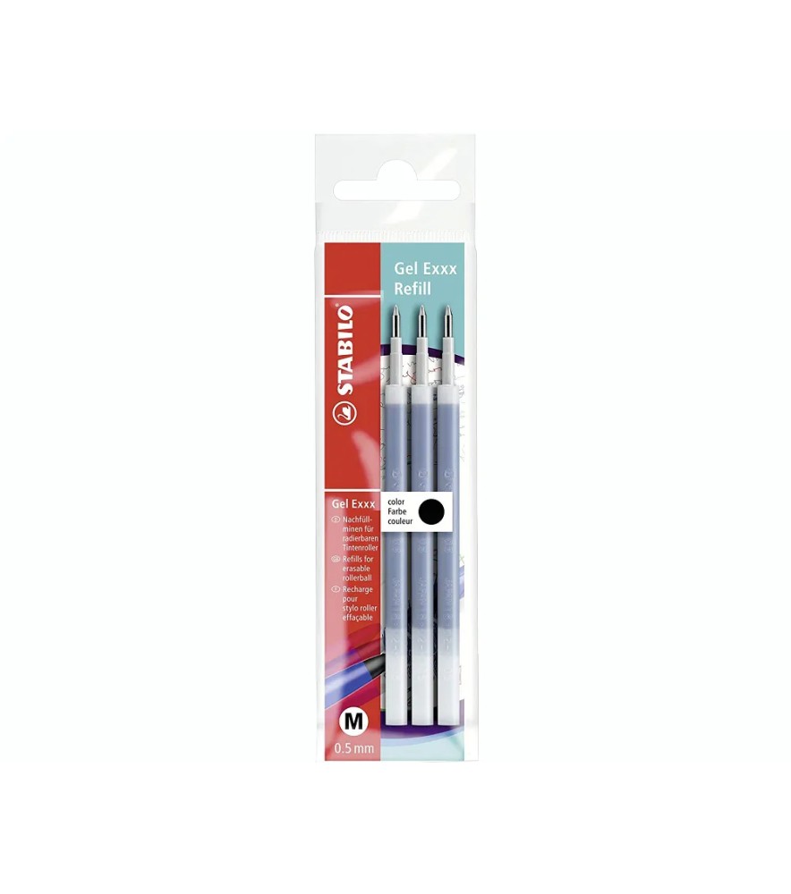 Refill per Penna Cancellabile Gel Exxx 10 Blister Assortiti