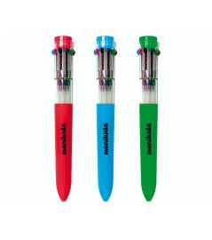 Penna 10 Colori Monikids