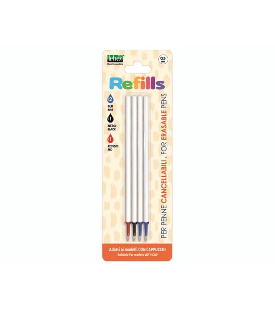 Refill per Penne Cancellabili con Cappuccio