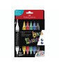 Marcatore Acrilico Shakers&paint Doppia Punta Black Edition