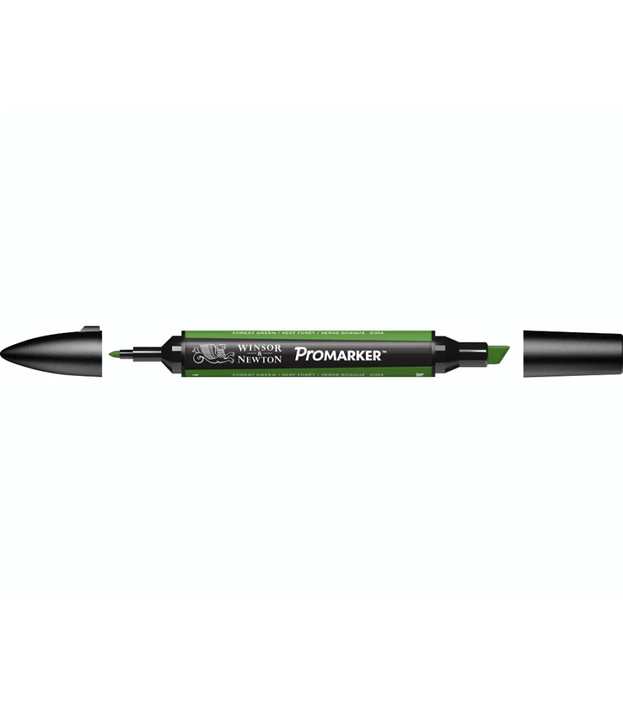 Pennarello Promarker Punta Doppia Scalpello/fine Ad Alcool