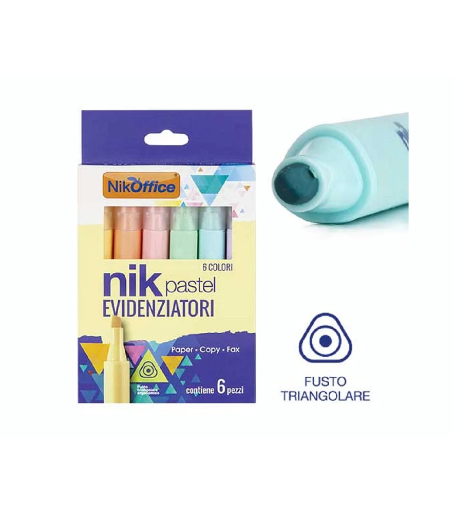 Evidenziatore Nik Fit Pastel