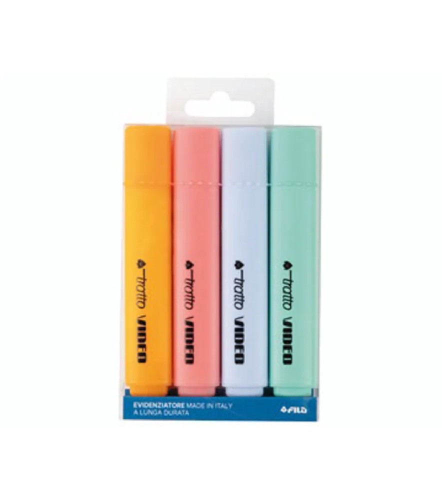 Evidenziatore a Penna Tratto Video Pastel Cocktail