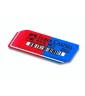 Gomma in Caucciu Rossa/blu a Scalpello