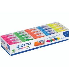 Minigomma Giotto 5 Colori Fluo