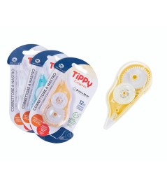 Correttore a Nastro Tippy Tape 5mm Col. assortiti