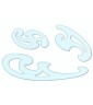Curvilinee Plastica 3 pezzi