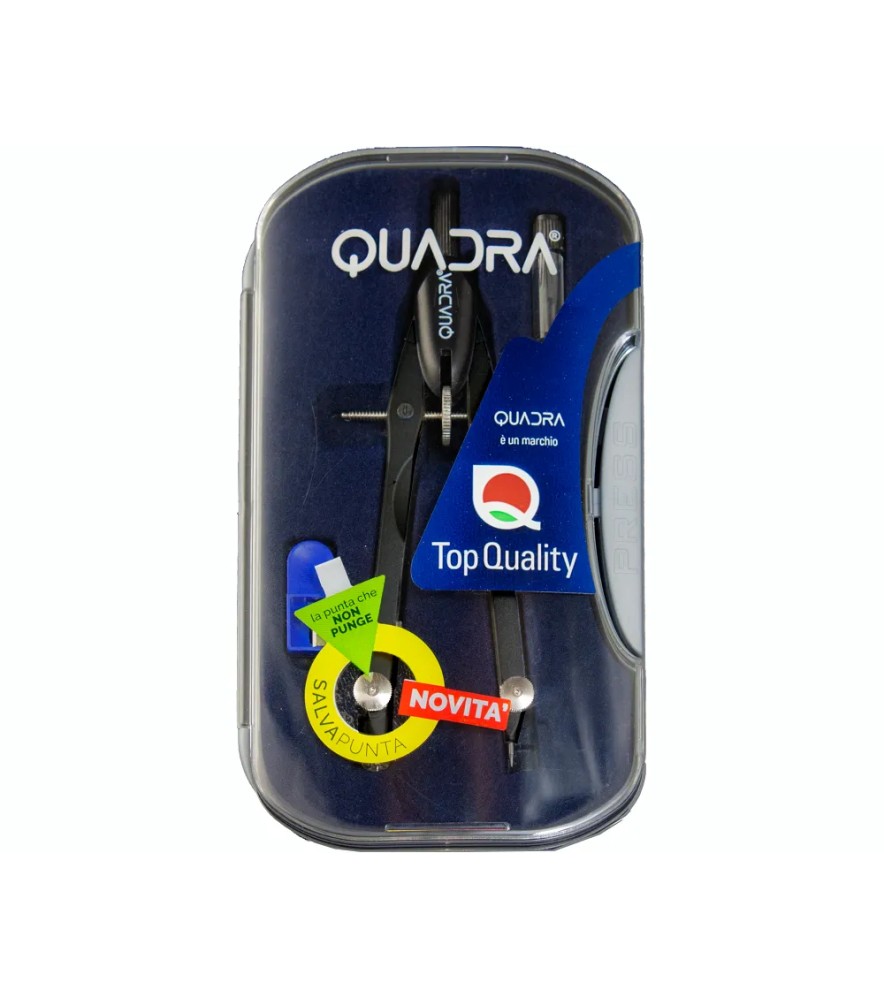 Balaustrone Fisso Nero C/salvapunta + Accessori Nero