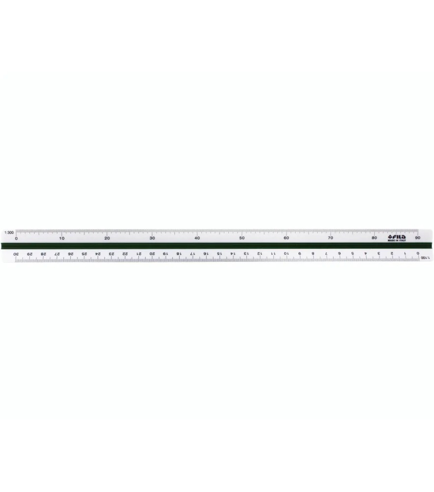 Scalimetro Plastica Abs 6 Scale : 1:20, 1:25, 1:50, 1:75, 1: