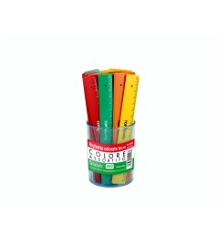 Barattolo Righelli 16 Cm Plastica Barattolo da 50 pezzi