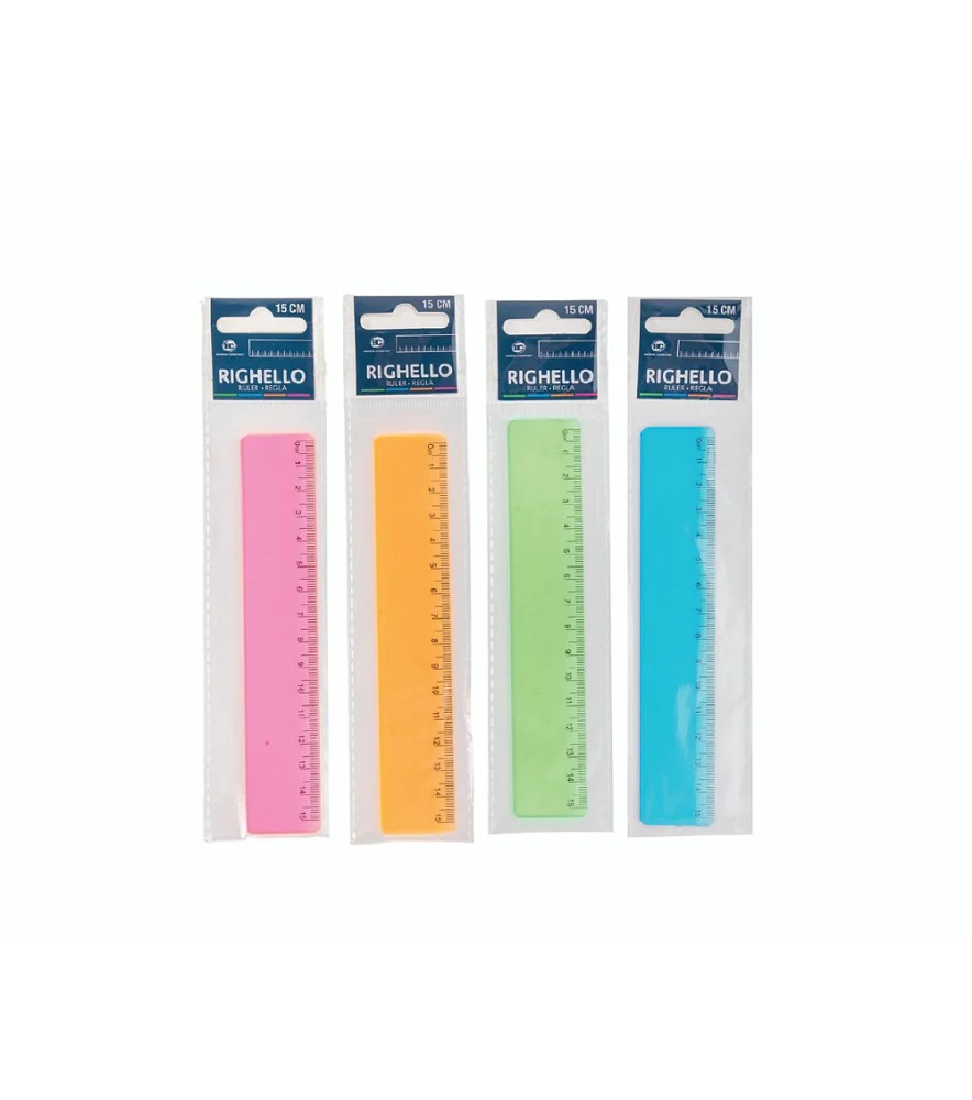 Righello in Plastica Colorato