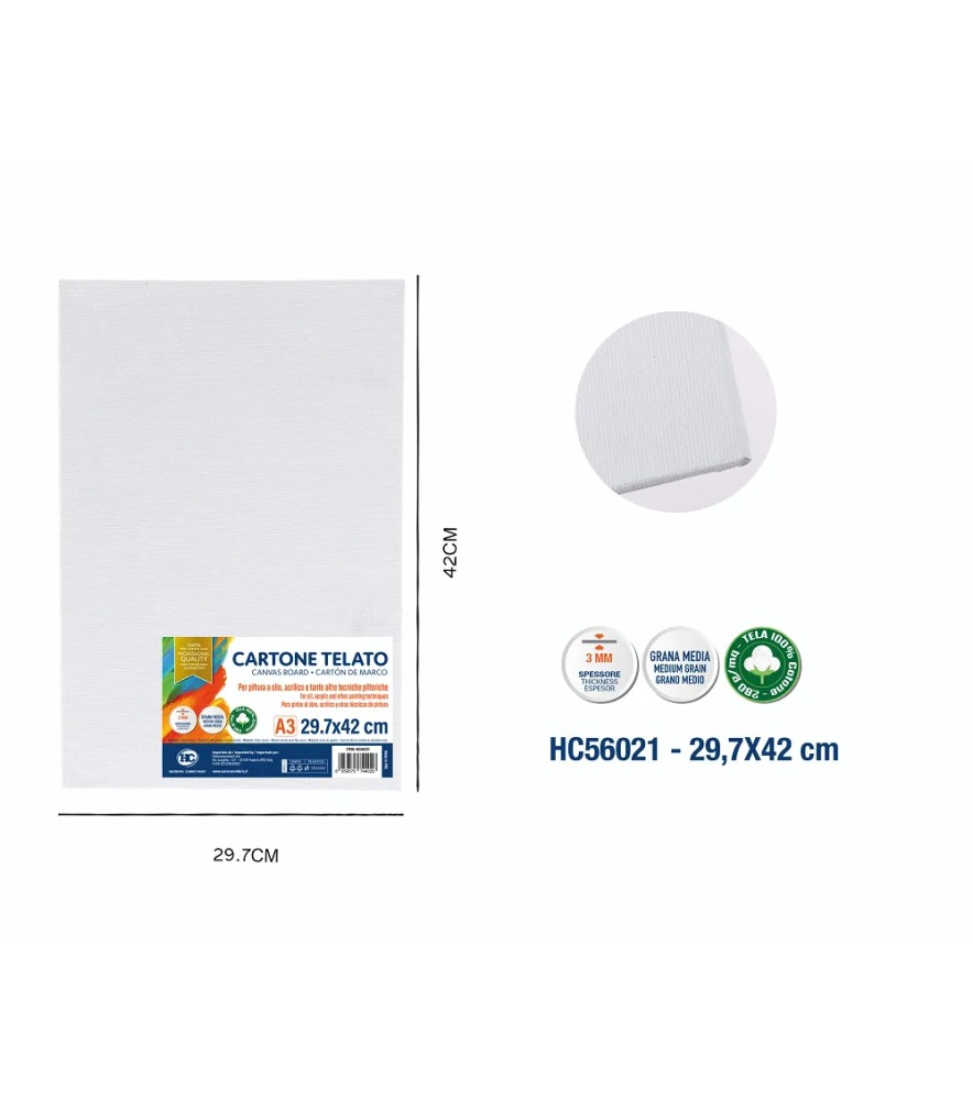 Cartoncino Telato per Pittura