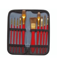Astuccio a Zip 10 Pennelli...