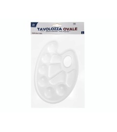 Tavolozza in Plastica Ovale