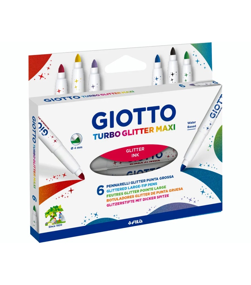 Pennarelli Turbo Glitter Maxi