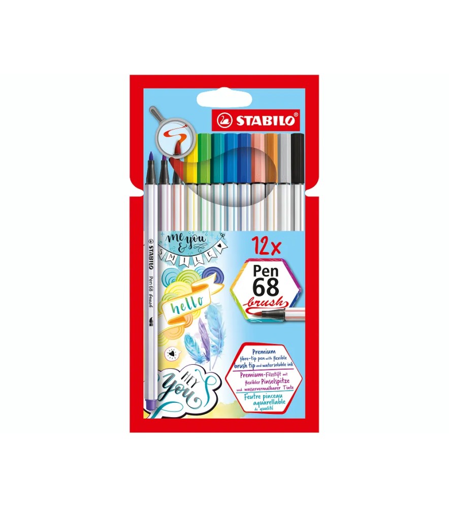 Pennarello Pen 68 Brush Punta a Pennello