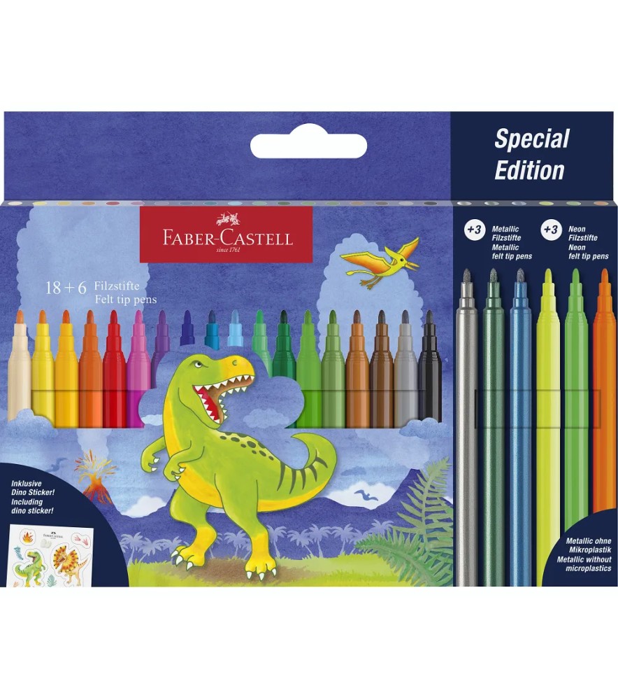 Pennarelli Classic Colour Punta Dinosauro