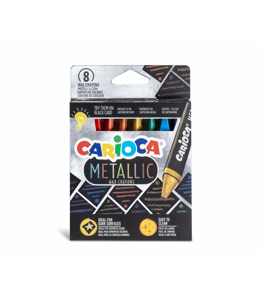 Pastelli a Cera Crayons Metallic