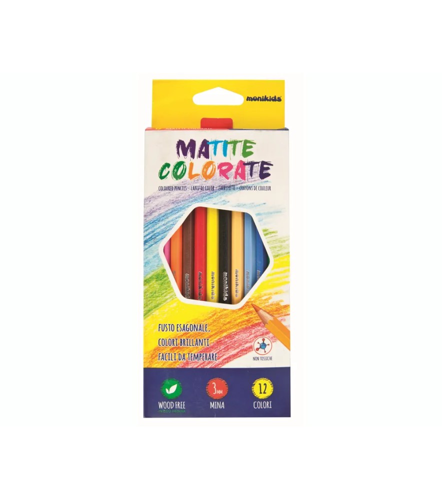 Matite Colorate Esagonale